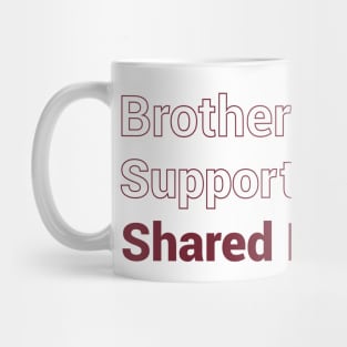 Brothers Support Shared Parenting Mug